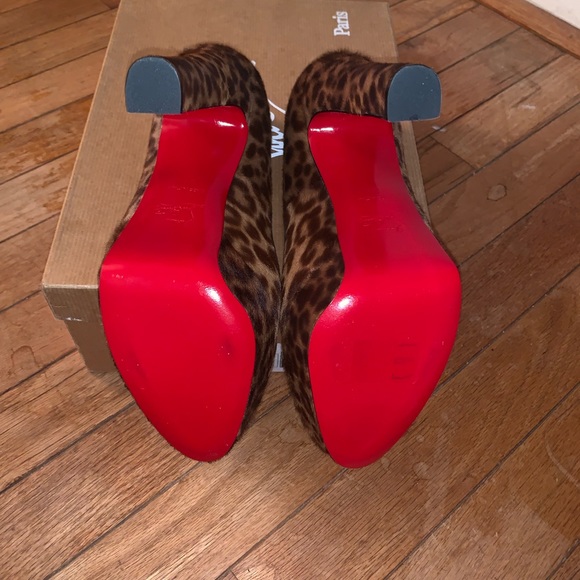 Christian Louboutin Bibi 140 Pony Leopard - Picture 3 of 6